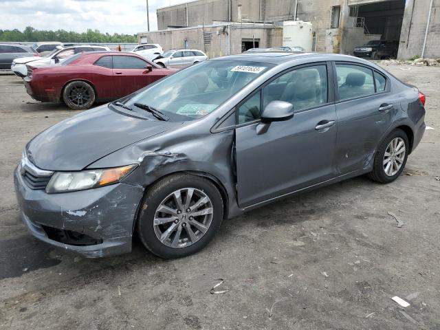 HONDA CIVIC EX 2012 with VIN 2HGFB2F82CH316109 - Photo from auction