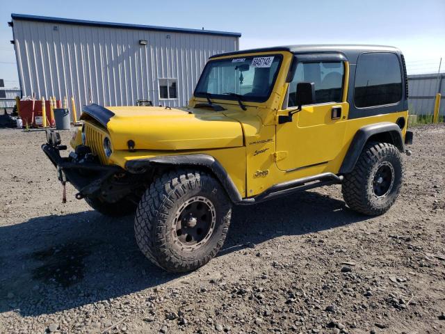JEEP WRANGLER / 2002 with VIN 1J4FA49S12P756671 - Photo from auction