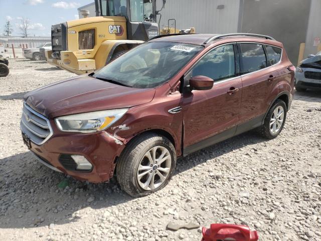 FORD ESCAPE SE 2018 with VIN 1FMCU9GD9JUA32546 - Photo from auction
