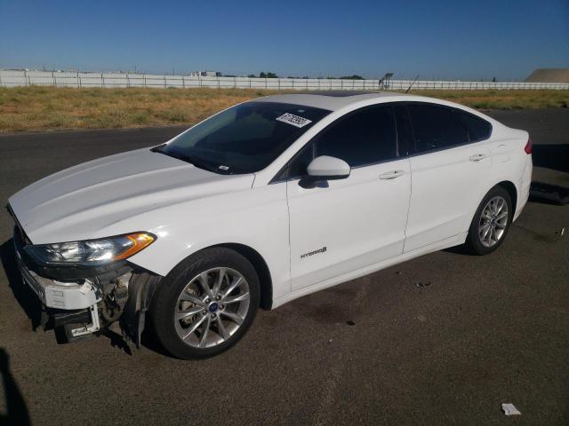 FORD FUSION SE 2017 with VIN 3FA6P0LU1HR258422 - Photo from auction