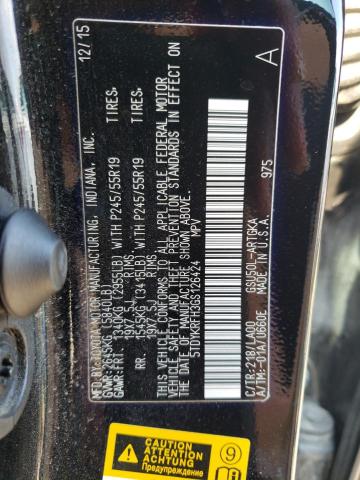 Photo 14 from auction – 2016 TOYOTA HIGHLANDER with VIN 5TDYKRFH3GS126424