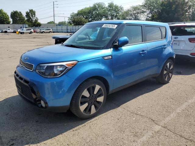 KIA SOUL + 2016 with VIN KNDJP3A58G7402782 - Photo from auction