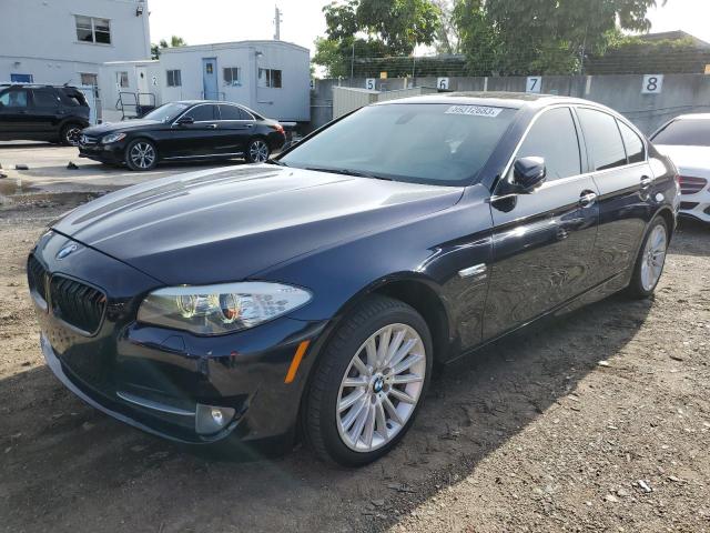 BMW 528 XI 2012 with VIN WBAXH5C50CDW03696 - Photo from auction