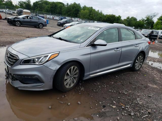 HYUNDAI SONATA SPO 2016 with VIN 5NPE34AF1GH328239 - Photo from auction