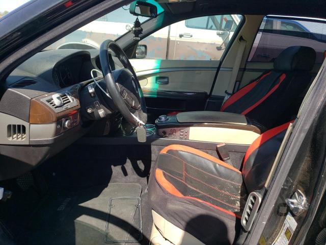 Photo 7 from auction – 2007 BMW 750 with VIN WBAHN83507DT71119