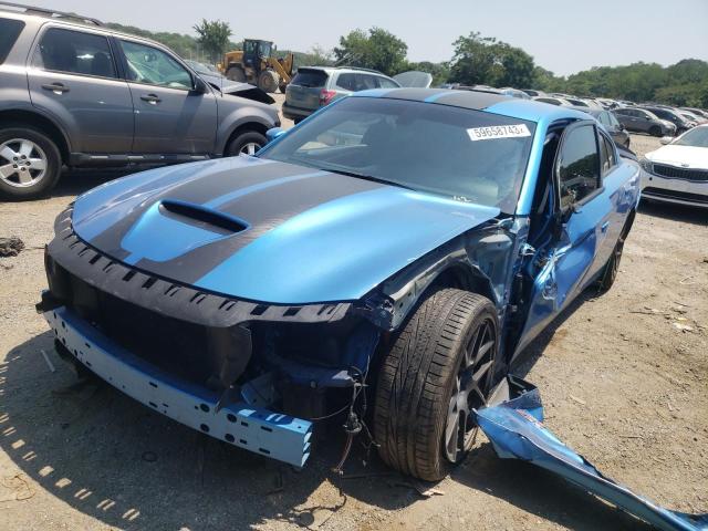 DODGE CHARGER SC 2019 with VIN 2C3CDXGJ8KH742609 - Photo from auction