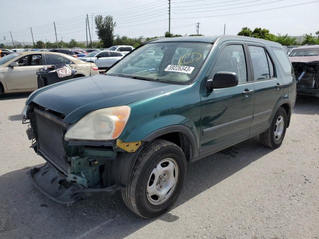 HONDA CR-V LX 2002 with VIN JHLRD68412C011986 - Photo from auction