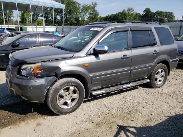 HONDA PILOT EXL 2007 with VIN 5FNYF28657B043671 - Photo from auction
