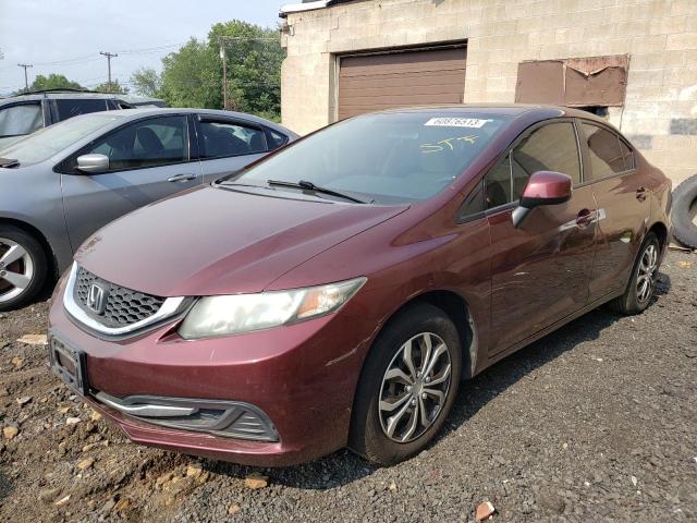 Photo 1 from auction – 2013 HONDA CIVIC LX with VIN 19XFB2F58DE225847
