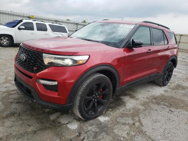 FORD EXPLORER S 2022 with VIN 1FM5K8GC0NGA14313 - Photo from auction