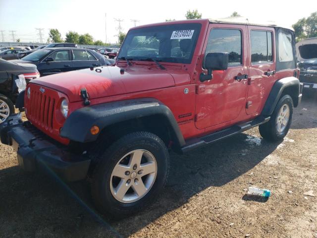 JEEP WRANGLER U 2015 with VIN 1C4BJWDG6FL568020 - Photo from auction