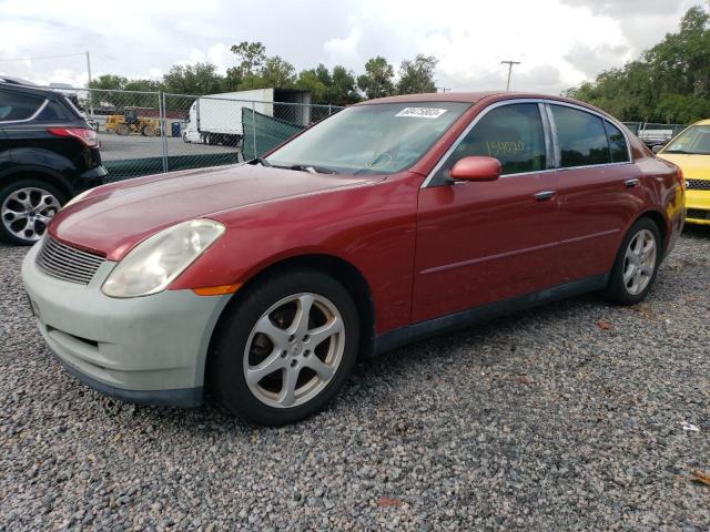 INFINITI G35 2003 with VIN JNKCV51E93M303313 - Photo from auction