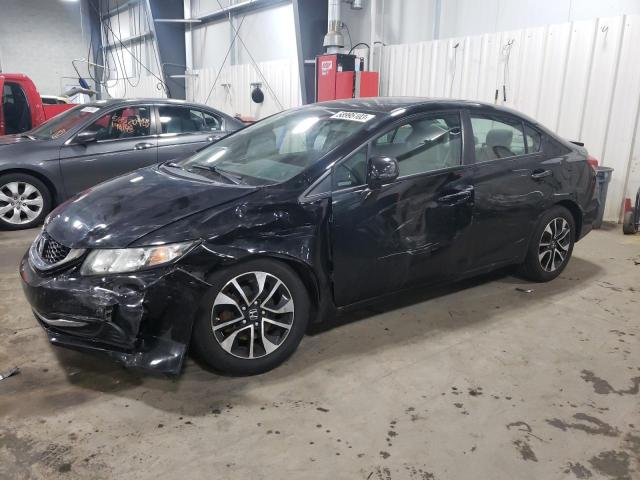 HONDA CIVIC EX 2013 with VIN 19XFB2F84DE074242 - Photo from auction