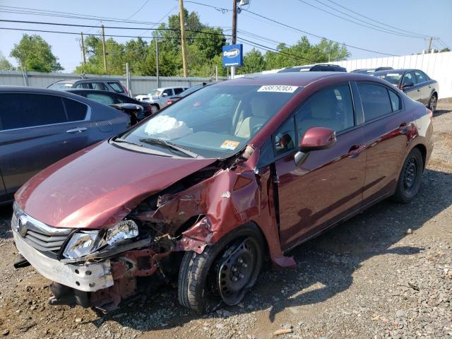HONDA CIVIC LX 2012 with VIN 19XFB2F50CE320076 - Photo from auction