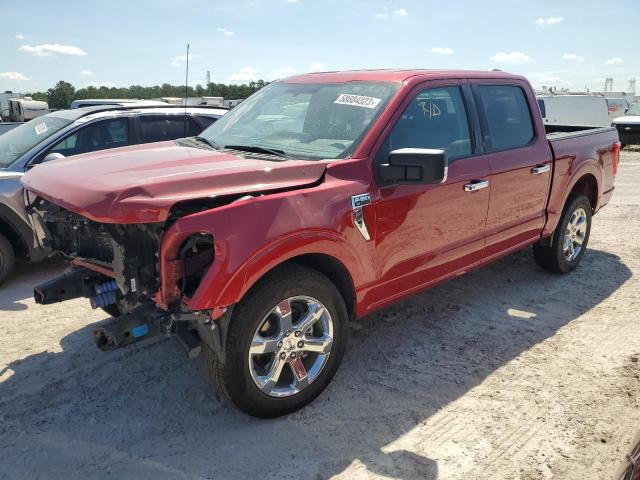 FORD F150 SUPER 2022 with VIN 1FTEW1EP7NFA25899 - Photo from auction