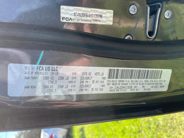 Photo 10 from auction – 2017 JEEP COMPASS LA with VIN 1C4NJDEB4HD139296