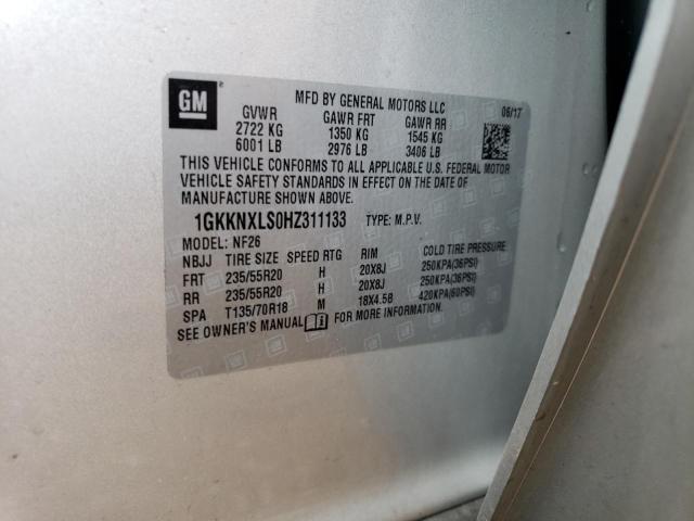 Photo 14 from auction – 2017 GMC ACADIA DEN with VIN 1GKKNXLS0HZ311133