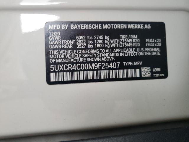 Photo 14 from auction – 2021 BMW X5 SDRIVE with VIN 5UXCR4C00M9F25407