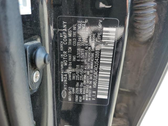 Photo 14 from auction – 2012 HYUNDAI TUCSON GLS with VIN KM8JUCAC4CU543881