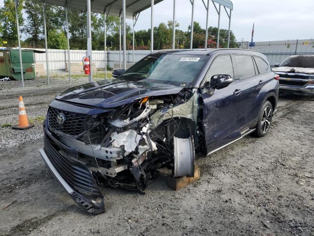 TOYOTA HIGHLANDER 2022 with VIN 5TDLZRBH4NS207747 - Photo from auction