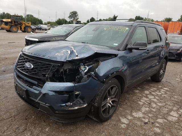 FORD EXPLORER S 2019 with VIN 1FM5K8GT3KGB38992 - Photo from auction