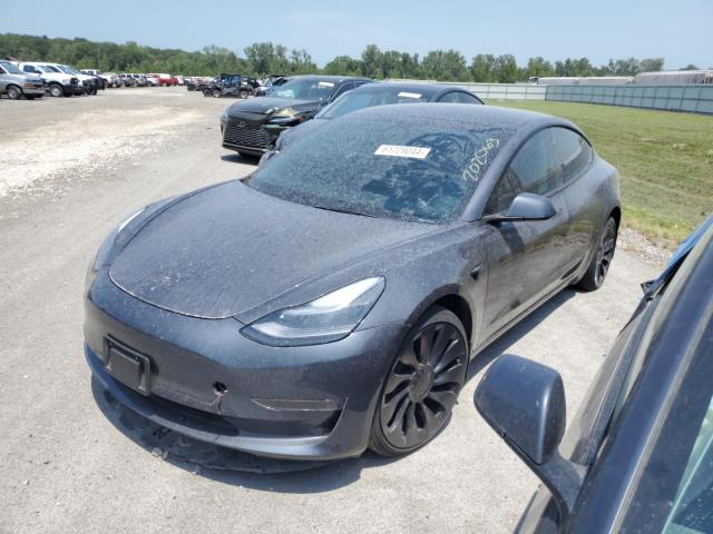 TESLA MODEL 3 2022 with VIN 5YJ3E1EC2NF202063 - Photo from auction