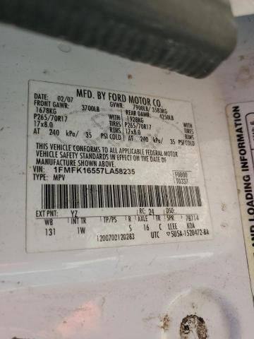 Photo 14 from auction – 2007 FORD EXPEDITION with VIN 1FMFK16557LA58235