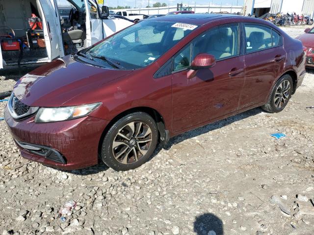HONDA CIVIC EX 2013 with VIN 19XFB2F81DE039044 - Photo from auction