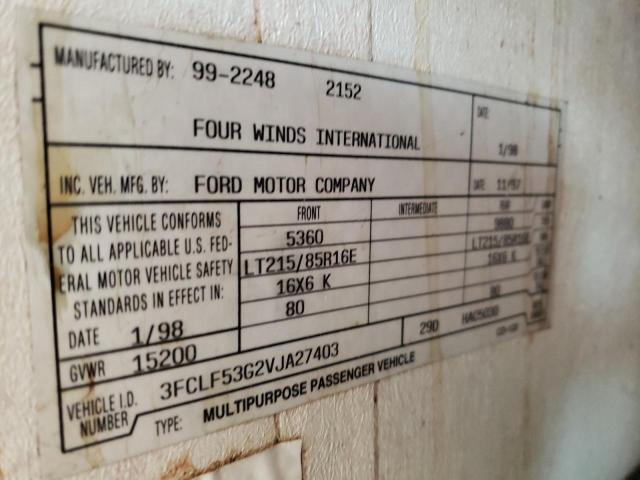 Photo 10 from auction – 1997 FORD F530 SUPER with VIN 3FCLF53G2VJA27403