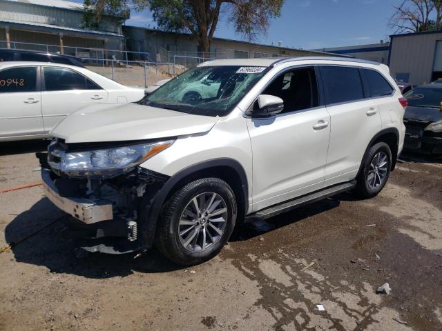 TOYOTA HIGHLANDER 2018 with VIN 5TDKZRFH9JS534533 - Photo from auction