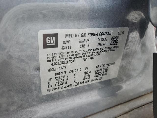 Photo 14 from auction – 2019 CHEVROLET TRAX 1LT with VIN KL7CJLSB7KB875302