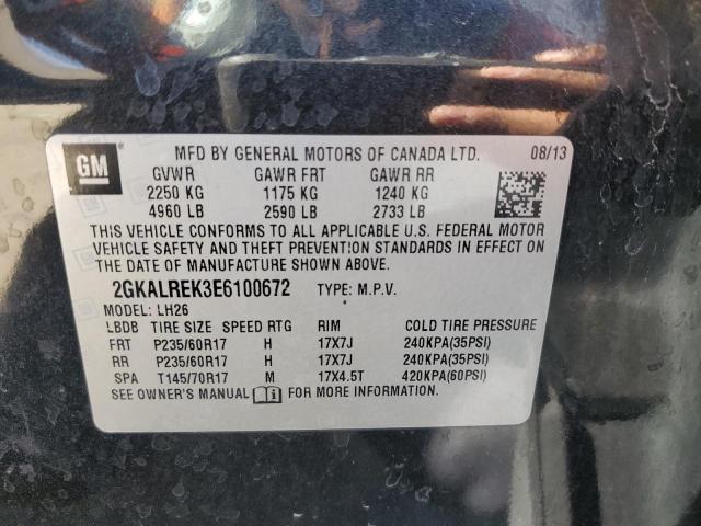 Photo 14 from auction – 2014 GMC TERRAIN SL with VIN 2GKALREK3E6100672