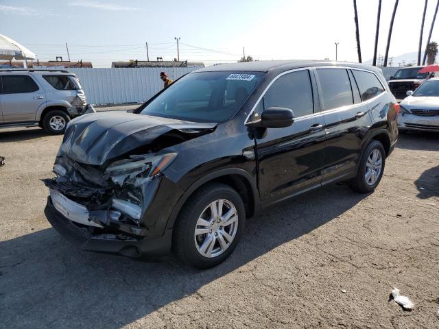 HONDA PILOT LX 2017 with VIN 5FNYF5H17HB033618 - Photo from auction