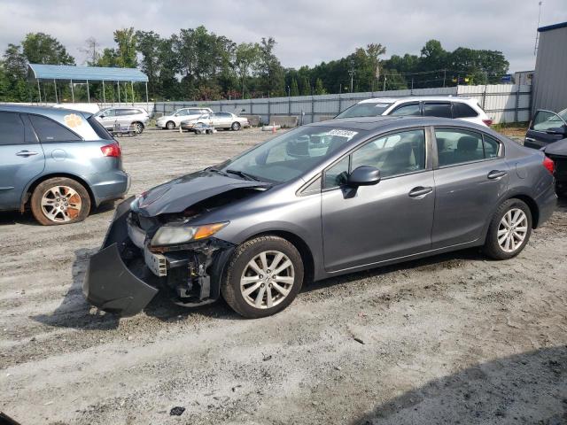 HONDA CIVIC EXL 2012 with VIN 19XFB2F93CE023693 - Photo from auction