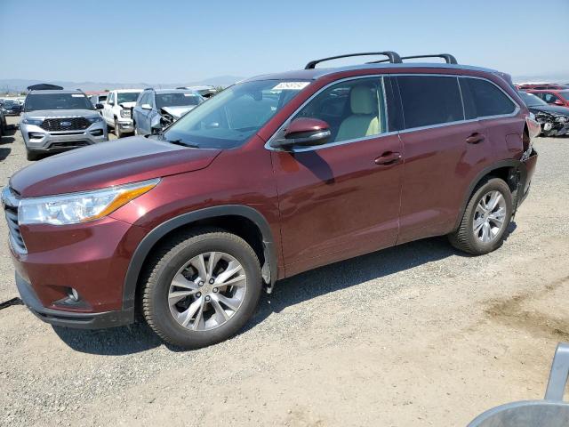 TOYOTA HIGHLANDER 2015 with VIN 5TDJKRFH3FS080187 - Photo from auction