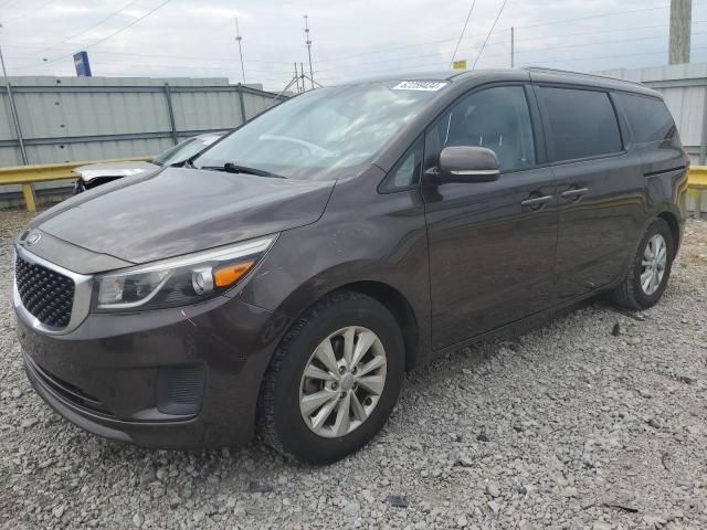 KIA SEDONA LX 2016 with VIN KNDMB5C10G6151523 - Photo from auction