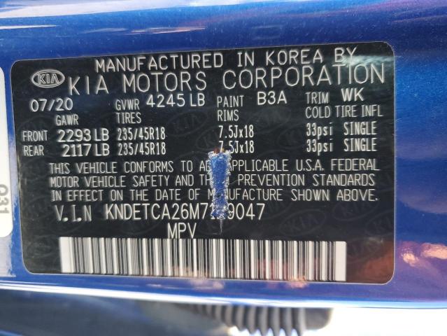 Photo 14 from auction – 2021 KIA SELTOS SX with VIN KNDETCA26M7129047