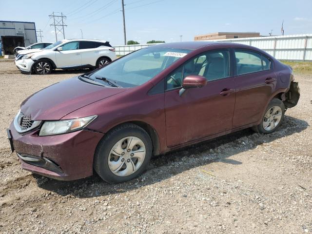 HONDA CIVIC LX 2014 with VIN 19XFB2F55EE020407 - Photo from auction