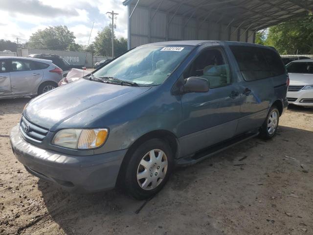 TOYOTA SIENNA CE 2001 with VIN 4T3ZF19C91U375892 - Photo from auction