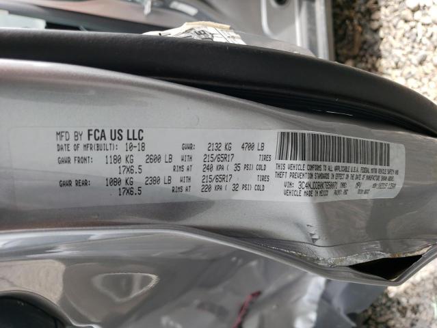 Photo 14 from auction – 2019 JEEP COMPASS TR with VIN 3C4NJDDB0KT650071