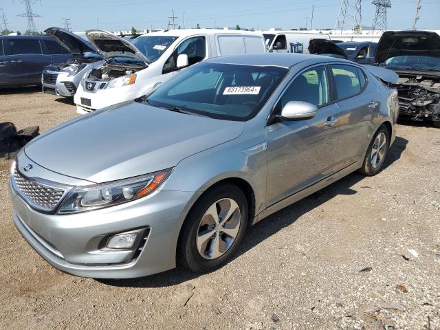 KIA OPTIMA HYB 2015 with VIN KNAGM4AD4F5086255 - Photo from auction