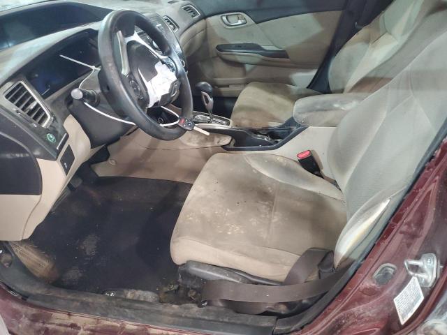 Photo 7 from auction – 2013 HONDA CIVIC LX with VIN 19XFB2F57DE015014