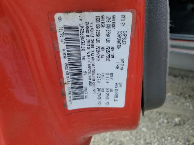 Photo 14 from auction – 1997 JEEP GRAND CHER with VIN 1J4GZ58S8VC601342