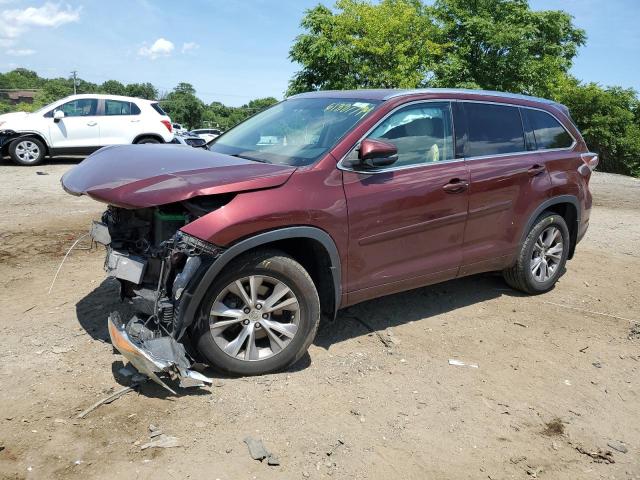 TOYOTA HIGHLANDER 2015 with VIN 5TDJKRFH5FS181036 - Photo from auction