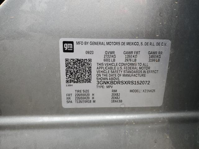 Photo 14 from auction – 2024 CHEVROLET BLAZER 3LT with VIN 3GNKBDRSXRS152072