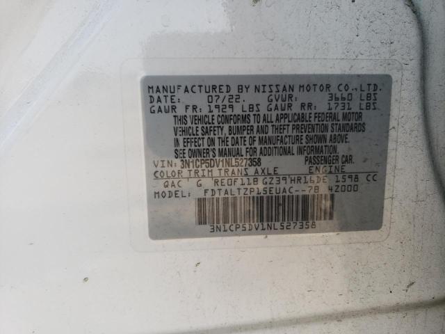 Photo 14 from auction – 2022 NISSAN KICKS SR with VIN 3N1CP5DV1NL527358