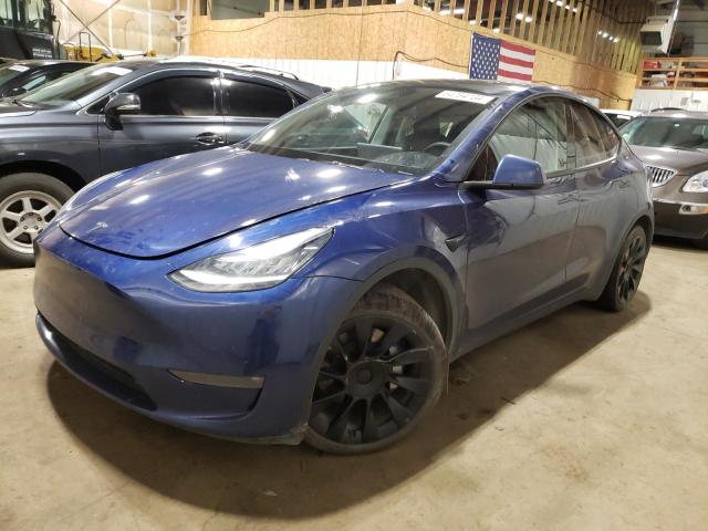 TESLA MODEL Y 2022 with VIN 7SAYGDEE8NF455541 - Photo from auction