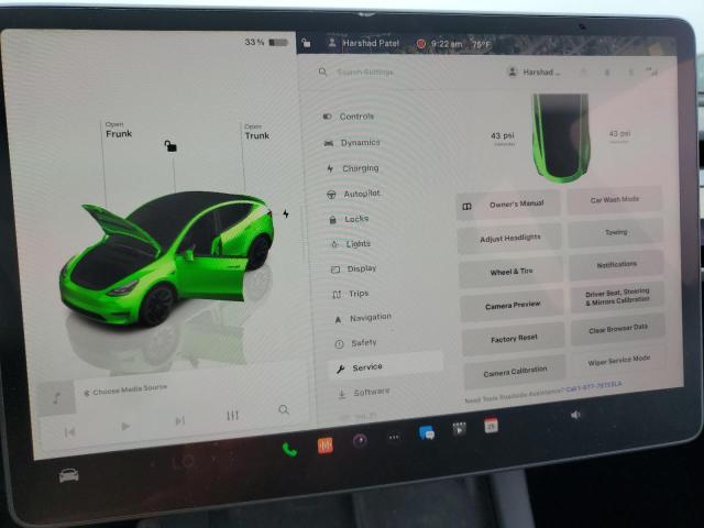 Photo 9 from auction – 2023 TESLA MODEL Y with VIN 7SAYGAEE3PF669631