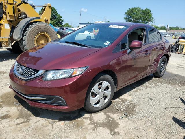 Photo 1 from auction – 2013 HONDA CIVIC LX with VIN 2HGFB2F5XDH587748