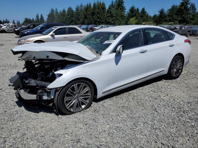 GENESIS G80 BASE 2018 with VIN KMHGN4JE0JU253178 - Photo from auction